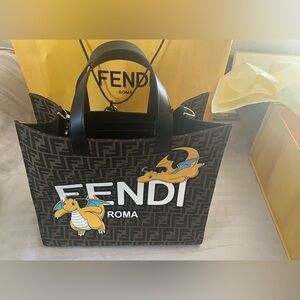 Fendi x FRGMT Pokémon Tote Bag NEW